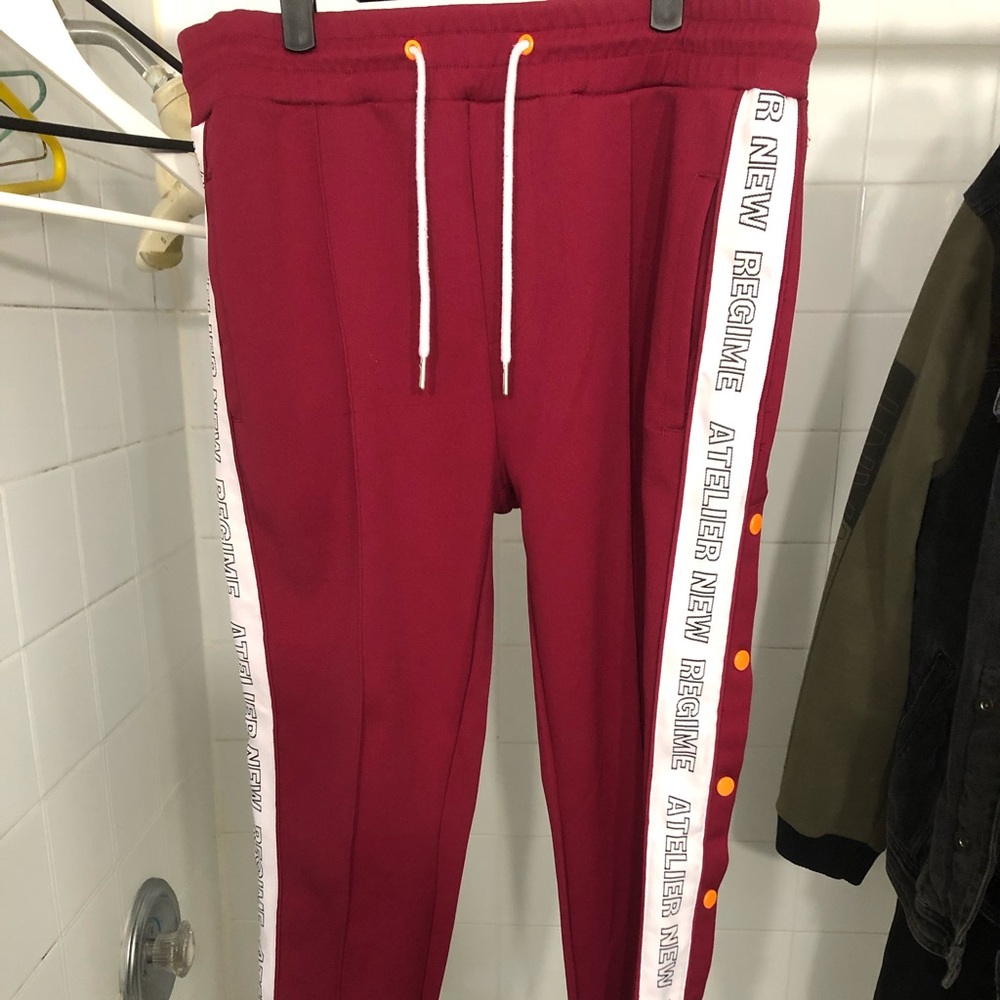 Atelier New regime track pants size m